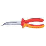 KNIPEX® Flachzange - 20 cm, gewinkelt, rot/gelb