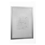 Durable Informationsrahmen DURAFRAME® WALLPAPER - A3, 323 x 446 mm, silber