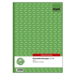 SIGEL Kassenabrechnungen - A4, 1. und 2. Blatt bedruckt, SD, MP, 2 x 40 Blatt