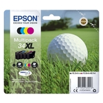 EPSON® Original Epson Tintenpatrone MultiPack Bk,C,M,Y (C13T34764010,T347640,34XL,T3476,T34764010)