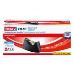 tesa® Tischabroller Easy Cut® Curve - für Rollen bis 33m : 19mm, schwarz