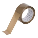 Q-Connect® Packband 50 mm x 66 m, braun, 6er Pack