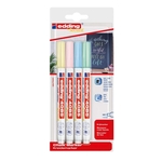 Edding 4-4085-4-1PAS Kreidemarker - 1 - 2 mm, 4er Blister, pastell sortiert