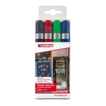 Edding 4095-4999 Kreidemarker - 2 - 3 mm, 4er Blister, sortiert