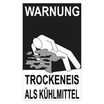 Gefahrzettel Kühlmittel Deutsch, Warnung (weiß), mit verschiedenen Aufdrucken der Stoffangabe, Folie, 150 x 250 mm
