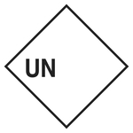 Gefahrzettel, UN-Aufkleber zum Selbstbeschriften, in verschiedenen Größen und Materialien