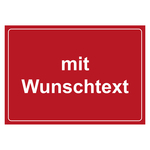 Grabstein Aufkleber mit Wunschtext Folie rot 105 x 74 mm 500 St&uuml;ck/Rolle