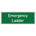Rettungszeichen Emergency Ladder