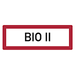 Feuerwehrzeichen BIO II DIN 4066 Folie 148 x 52 mm Einzeletikett