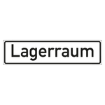 Hinweisschild "Lagerraum" in verschiedenen Ausführungen