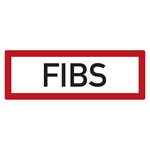 Feuerwehrzeichen FIBS DIN 4066 Folie 297 x 105 mm Einzeletikett