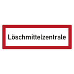 Feuerwehrzeichen Löschmittelzentrale DIN 4066