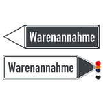 Wegweiser Pfeil Warenannahme