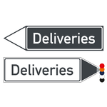 Wegweiser Pfeil Deliveries