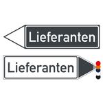 Wegweiser Pfeil Lieferanten