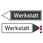 Wegweiser Pfeil Werkstatt