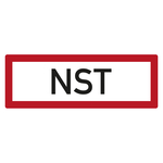Feuerwehrzeichen NST DIN 4066 Kunststoff 297 x 105 mm Einzelschild