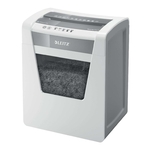 LEITZ Aktenvernichter IQ Office - Mikro-Partikelschnitt P5, 10 Blatt, weiß