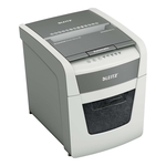 LEITZ Aktenvernichter IQ Autofeed Small Office 50 P4 - Partikelschnitt, 50 Blatt, weiß