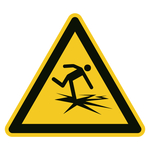 Warnzeichen Warnung vor dünnem Eis DIN EN ISO 7010 W043