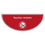 Tür-Bodenmarkierung Verbotsschild Rauchen verboten