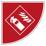 Tür Bodenmarkierung Brandschutzzeichen Feuerlöscher