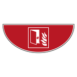 Tür-Bodenmarkierung Brandschutzzeichen Brandschutztür