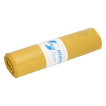 DEISS Müllsack Recycling - 70 Liter, gelb, 25 Stück, Recycling-LDPE