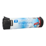 STARPAK Müllsäcke - 240 L, LDPE, schwarz, 5 Stück