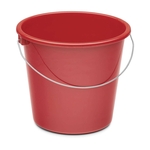 NÖLLE Eimer - Plastik, rund, 5 Liter, rot