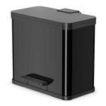 HAILO Tret-Abfalltrenner Öko Trio Plus L - 3 x 9 l, schwarz