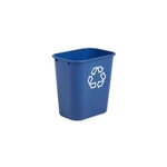RUBBERMAID Recycling-Abfallkorb - 26 L, blau