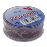 LÄUFER RONDELLA Gummiringe in der Dose - Ø40mm, 25g,  rot