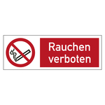 Bodenmarkierung Verbotsschild Rauchen verboten