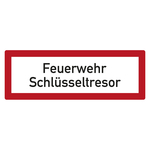 Feuerwehrzeichen Feuerwehr Schlüsseltresor DIN 4066