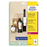 AVERY ZWECKFORM Auszeichnungsetikett - 90 x 50 mm, beidseitig beschichtet, 100 Stück / 10 Bogen