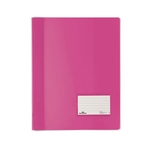 DURABLE Schnellhefter DURALUX® - A4 überbreit, transluzente Folie, dunkelrosa
