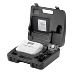 BROTHER Beschriftungsgerät P-touch D410VP - inkl. USB-Schnittstelle  Hartschalenkoffer  weiß