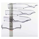 NOVUS Belegefach NOVUS CopySwinger IV lichtgrau Schalenset, B4, 4 Stück, Kunststoff, M