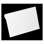 DURABLE Kennzeichnungstasche HARD COVER mit Falz - A5 quer, transparent, 10 Stück