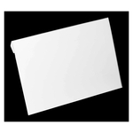 DURABLE Kennzeichnungstasche HARD COVER mit Falz - A4 quer, transparent, 10 Stück