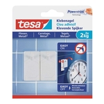 TESA Powerstrips® Klebenagel - ablösbar, Tragfähigkeit 2.000 g, weiß, 2 Stück