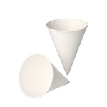PAPSTAR Spitzbecher - 150 ml, weiß, Zuckerrohrpapier, 200 Stück