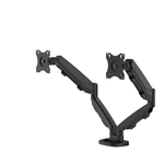 FELLOWES Eppa Series Doppel-Monitorarm  - schwarz, 8 kg, Klemme oder Kabeldurchführung