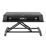FELLOWES Sitz-Steh Workstation Lotus LT - für 2 Monitore, höhenverstellbar, schwarz