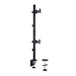 KENSINGTON Bildschirmträger 32" Vertikal Dual schwarz