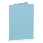 RÖSSLER Briefkarte Paperado - A7, 220 g/qm, doppelt, hoch, aqua gerippt