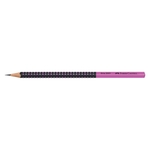 FABER CASTELL Bleistift Grip 2001 HB Two Tone, schwarz/pink
