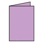 RÖSSLER Briefkarte Paperado - A6, 220 g/qm, doppelt, hoch, orchidee gerippt