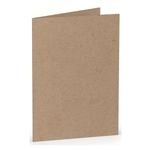 RÖSSLER Briefkarte Paperado - A6, 250 g/qm, doppelt, hoch, kraft